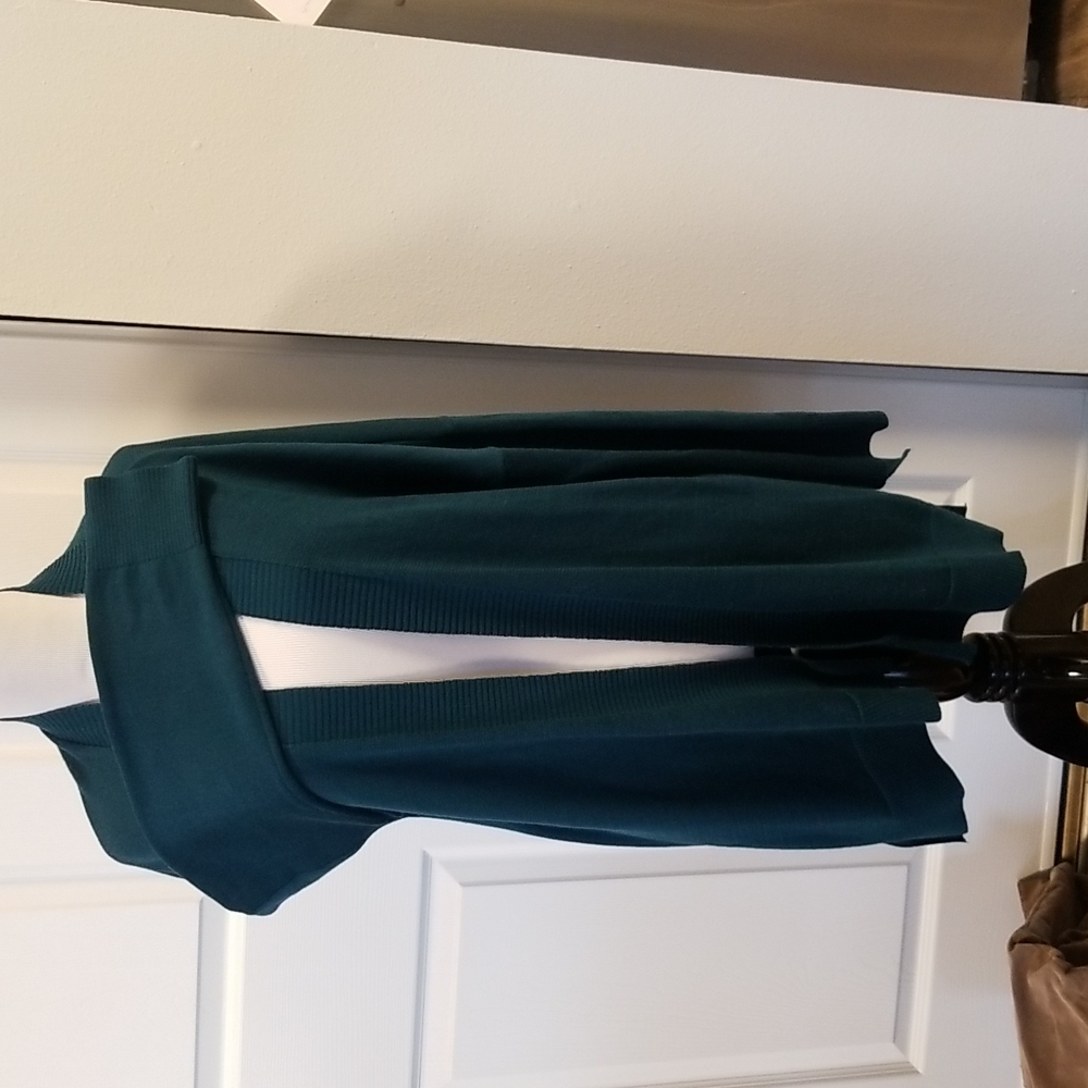 Loft teal sweater cartigan